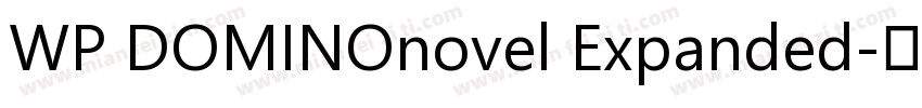 WP DOMINOnovel Expanded字体转换